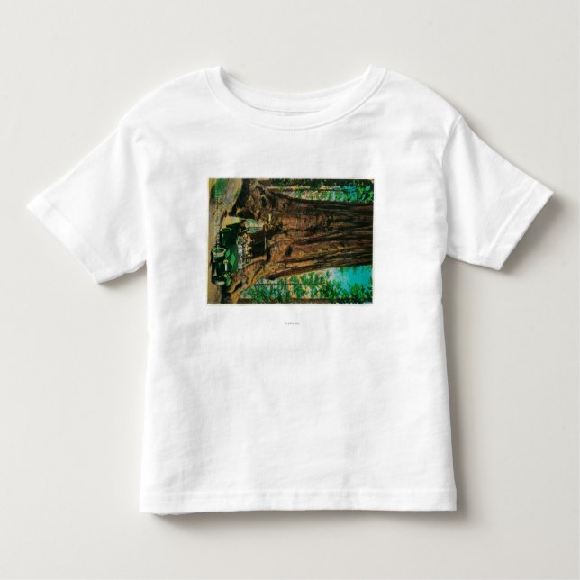 Camiseta De Bebé La arboleda grande del árbol de Mariposa, Yosemite (Anverso)