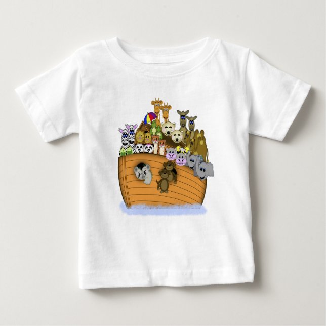 Camiseta De Bebé La arca de Noah (Anverso)