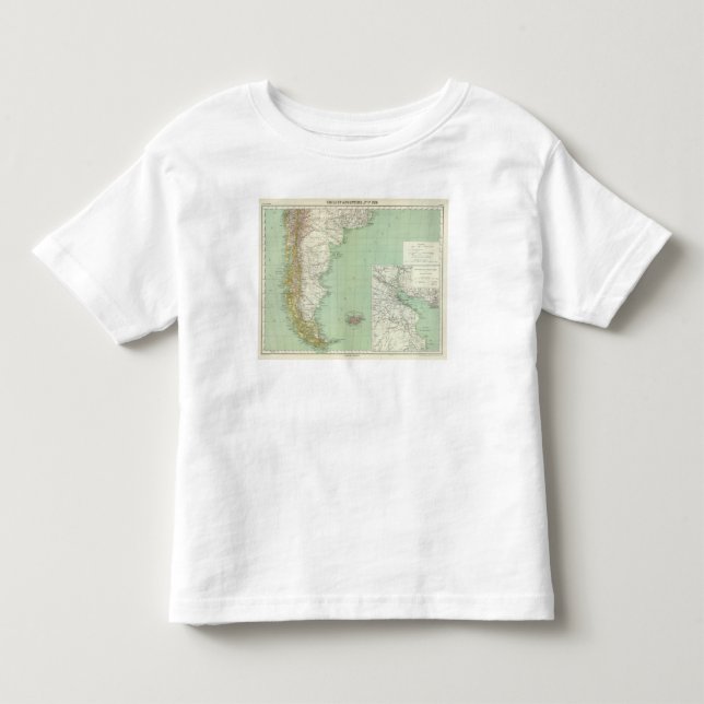 Camiseta De Bebé La Argentina, Chile (Anverso)