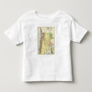 Camiseta De Bebé La Argentina, Chile, Paraguay, Uruguay