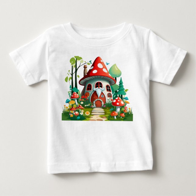 Camiseta De Bebé La aventura del jardín de Gnome (Anverso)