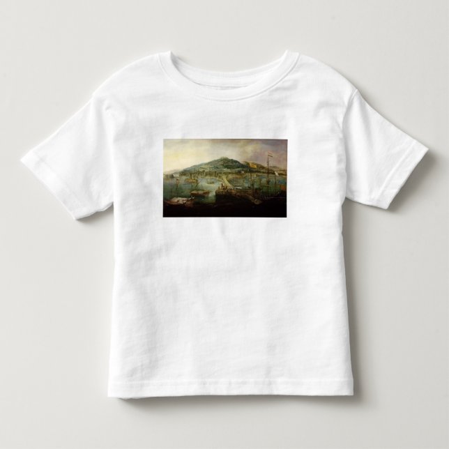 Camiseta De Bebé La bahía de Nápoles (Anverso)