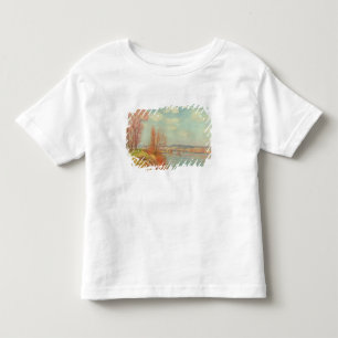 Camiseta De Bebé La bahía y el río, 1901 (aceite en lona)