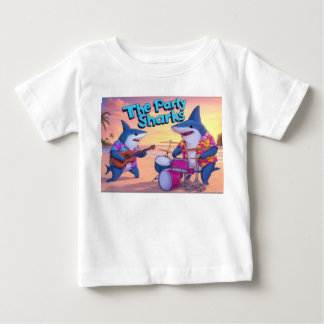 Camiseta De Bebé La banda de tiburones Fiestas