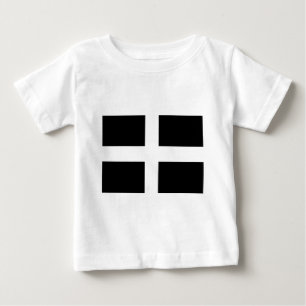 Camiseta De Bebé La bandera de Piran de Cornualles del santo -