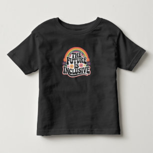 Camiseta De Bebé La Bandera LGBTQ Arcoíris Inclusiva del Futuro Gay