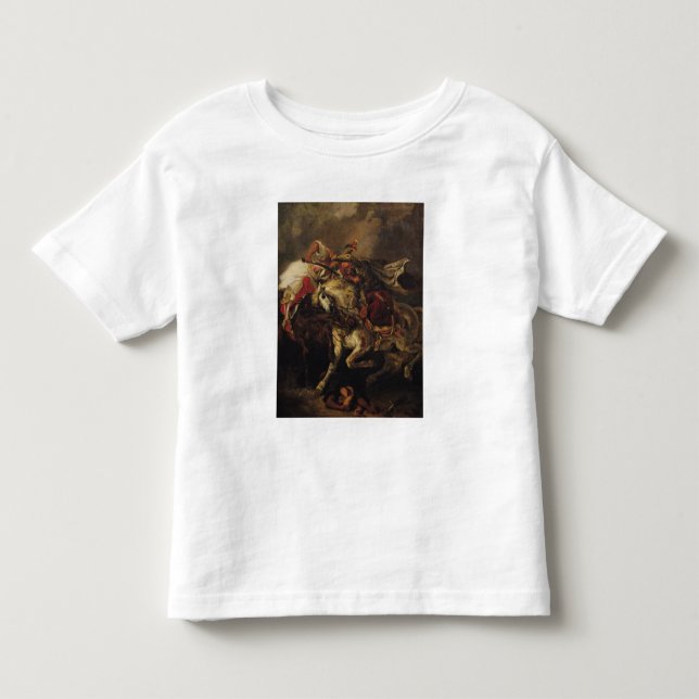 Camiseta De Bebé La batalla de Giaour y de Hassan (Anverso)