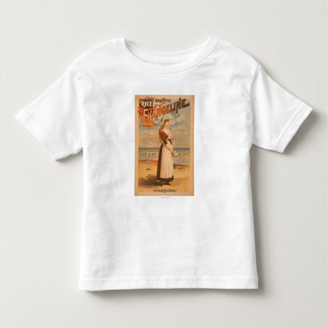 Camiseta De Bebé La bella evangelista de Rice en el océano (Anverso)