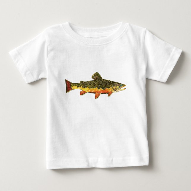 Camiseta De Bebé La bella trucha rota (Anverso)