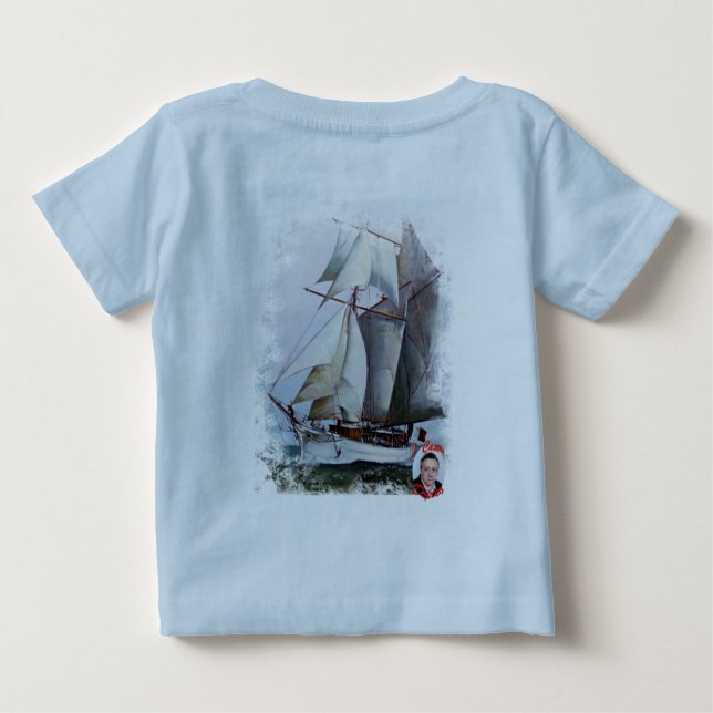 Camiseta De Bebé La Belle Poule (Reverso)
