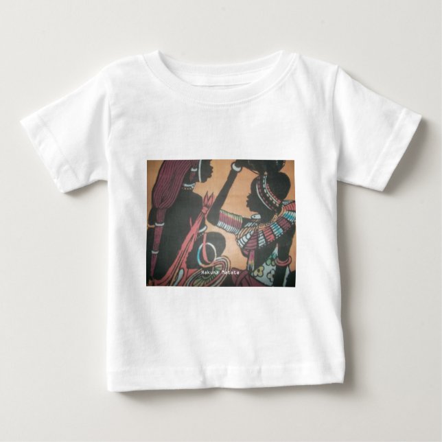 Camiseta De Bebé La belleza eterna de la tradición masái (Anverso)