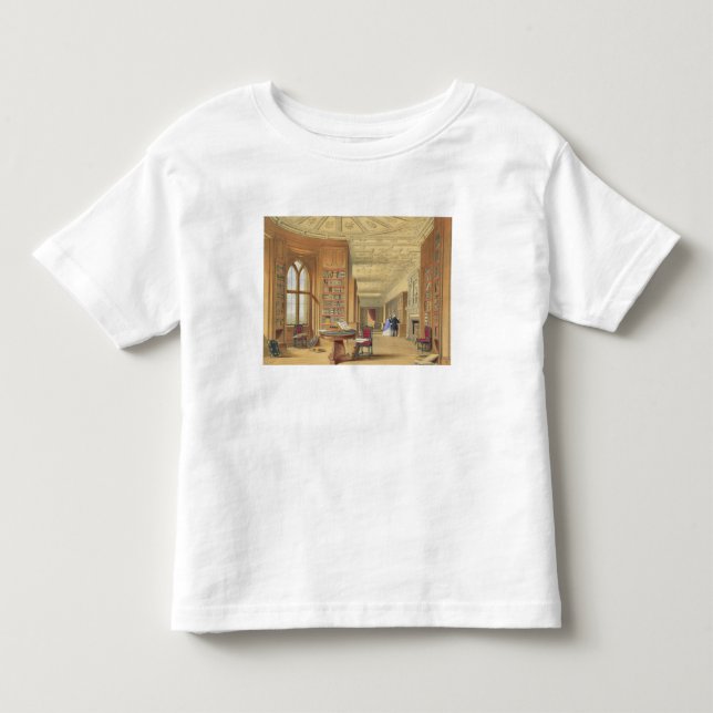 Camiseta De Bebé La biblioteca, castillo de Windsor, 1838 (litho (Anverso)
