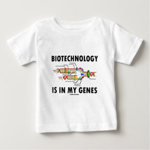 Camiseta De Bebé La biotecnología está en mis genes (la réplica 
