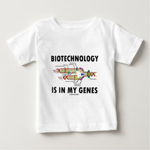 Camiseta De Bebé La biotecnología está en mis genes (la réplica de