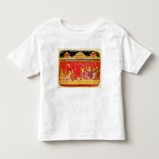 Camiseta De Bebé La boda de los padres de Krishna, de una (Anverso)