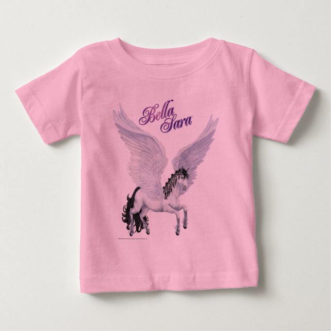 Camiseta De Bebé La bola de Bella de las alas (Anverso)