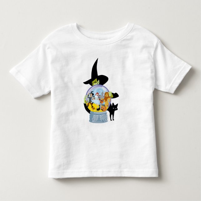 Camiseta De Bebé La Bola de Cristal de la Bruja Mala Halloween (Anverso)