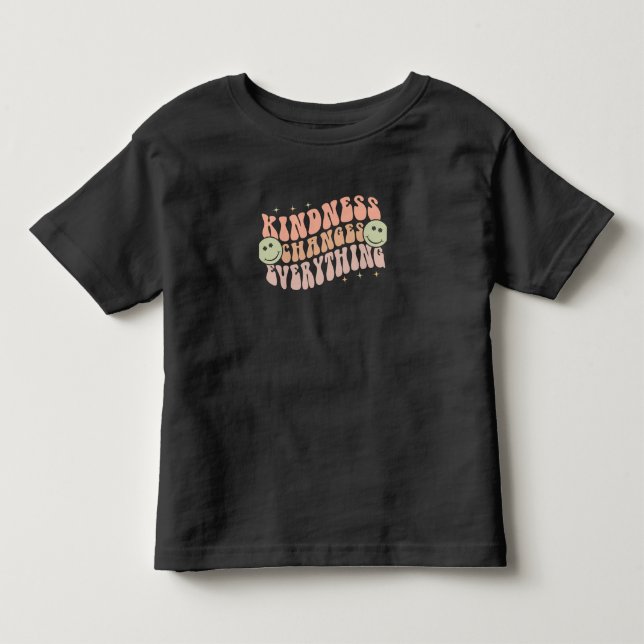 Camiseta De Bebé La bondad cambia todo (Anverso)