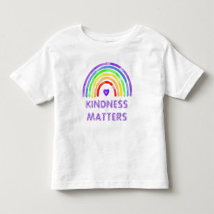 Camiseta De Bebé La bondad importa   Arcoiris