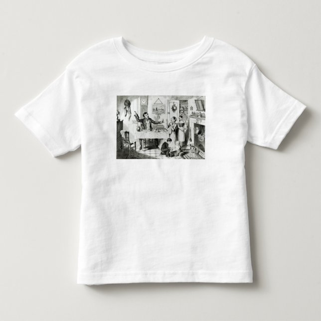 Camiseta De Bebé La botella, placa I (Anverso)