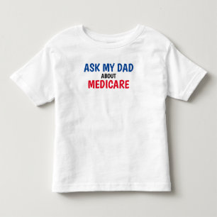 Camiseta De Bebé La brigada de seguros "Pregúntele a mi papá", niño