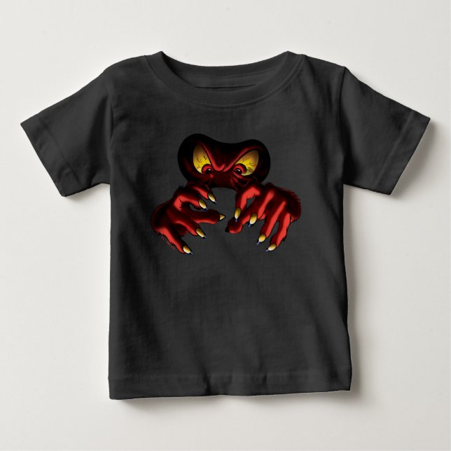 Camiseta De Bebé La búsqueda de un fantasma fuera de las sombras (Anverso)