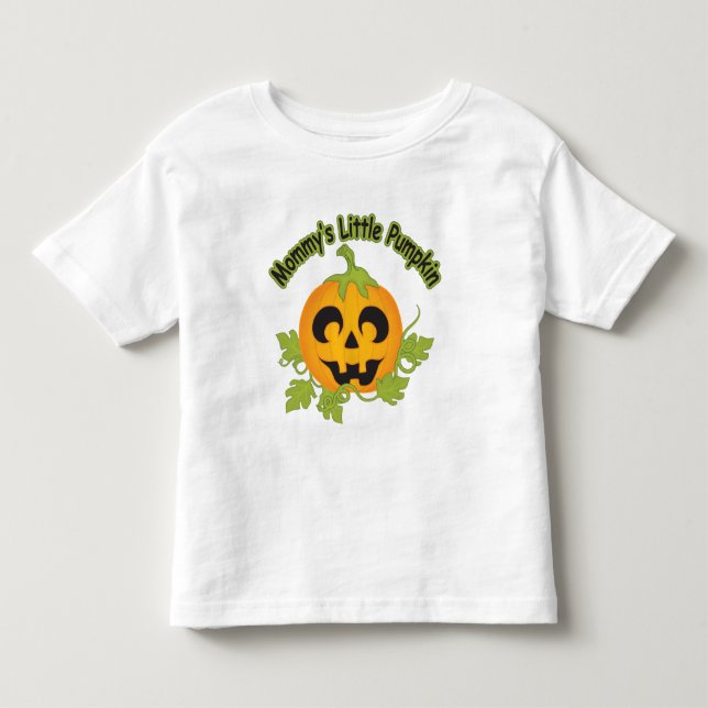 Camiseta De Bebé La calabaza de la mami (Anverso)