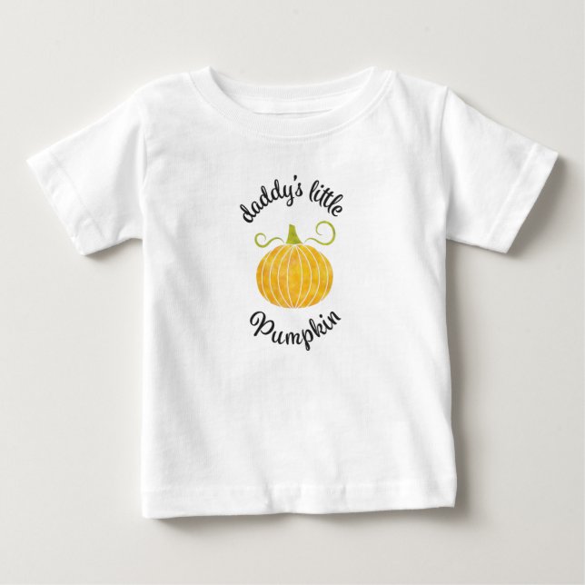 Camiseta De Bebé La calabaza de papá (Anverso)
