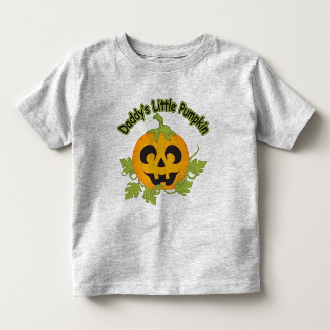 Camiseta De Bebé La calabaza de papá (Anverso)