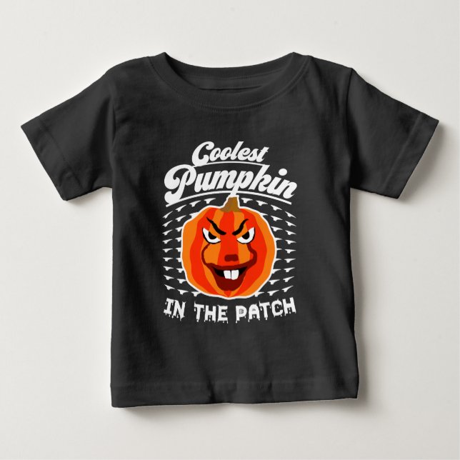 Camiseta De Bebé La Calabaza Más Genial del Campo – Divertido Hallo (Anverso)