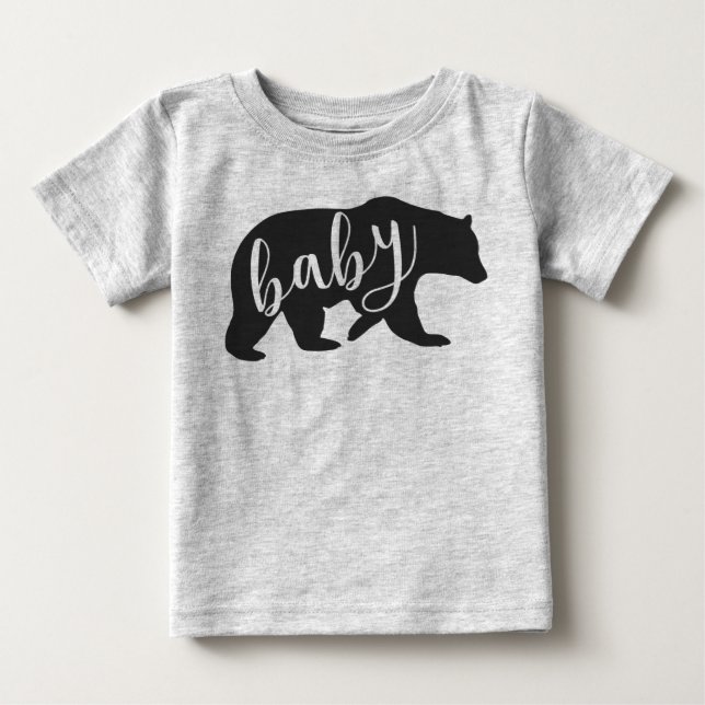 Camiseta De Bebé La camiseta del oso del bebé también disponible es (Anverso)