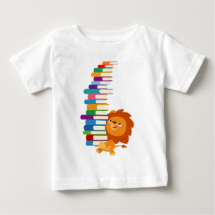 Camiseta De Bebé La camiseta voraz del bebé del lector (león del
