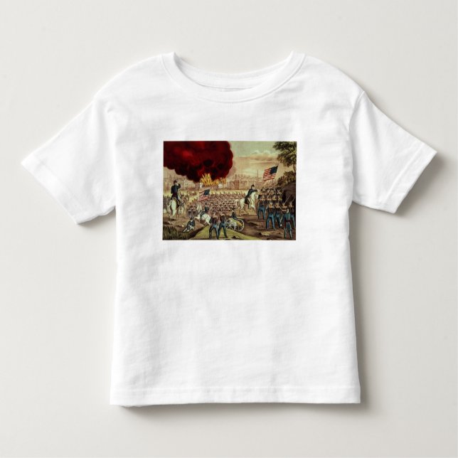 Camiseta De Bebé La captura de Atlanta del Ejército de la Unión (Anverso)