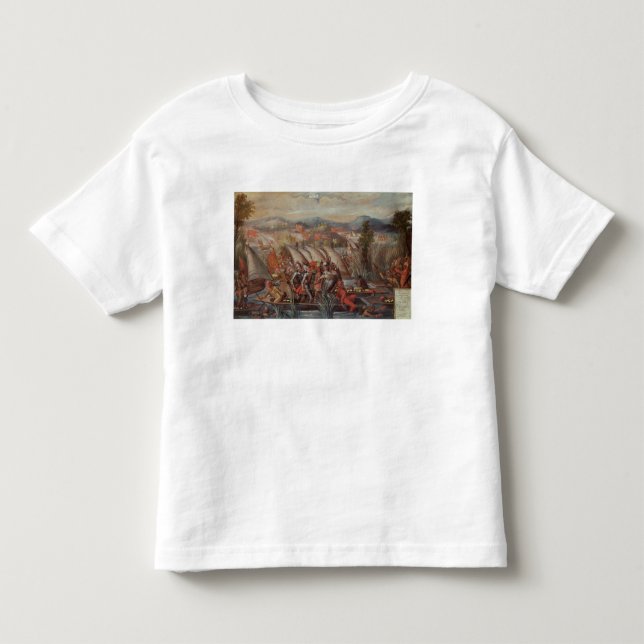 Camiseta De Bebé La captura de Guatemoc (Anverso)