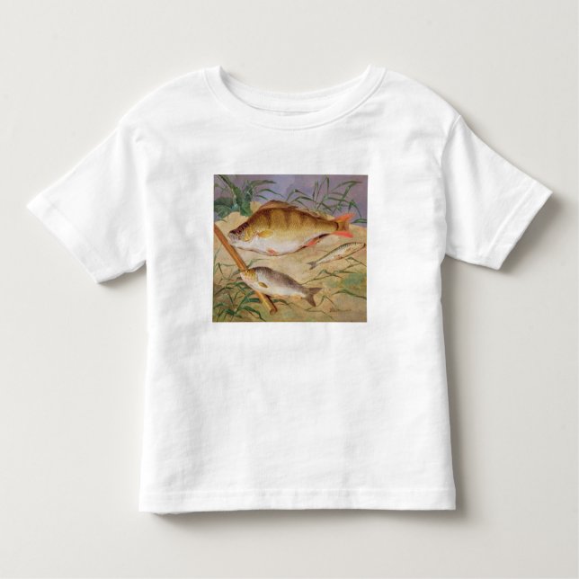 Camiseta De Bebé La captura de un pescador de los pescados gruesos (Anverso)