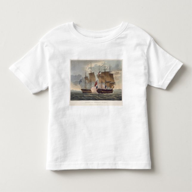 Camiseta De Bebé La captura del Chesapeake, el 1 de junio de 1813, (Anverso)