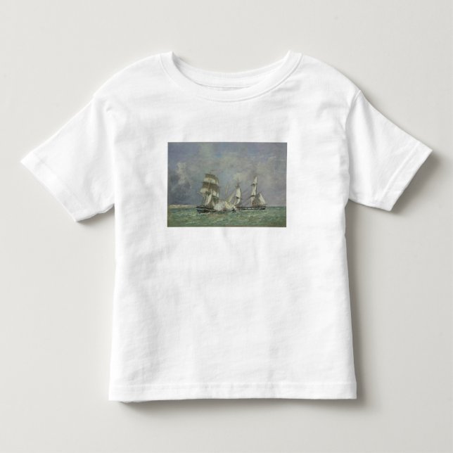 Camiseta De Bebé La captura del "Rodeur pequeno", 1878 (aceite en (Anverso)