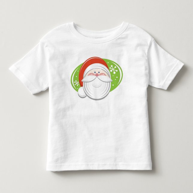 Camiseta De Bebé La cara del P�re No�l - (Anverso)