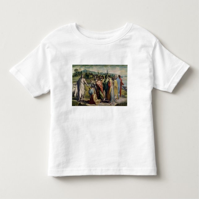 Camiseta De Bebé La carga de Cristo a San Pedro (dibujo animado (Anverso)