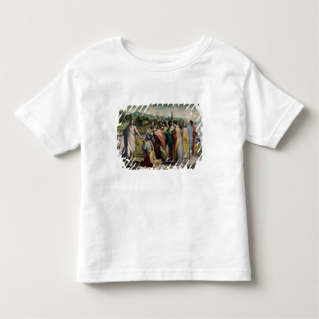 Camiseta De Bebé La carga de Cristo a San Pedro (dibujo animado (Anverso)