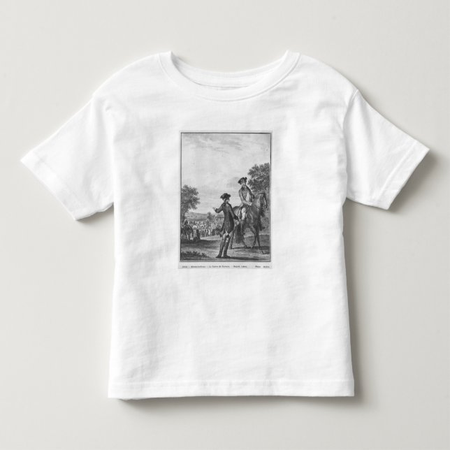 Camiseta De Bebé La carrera de caballos (Anverso)
