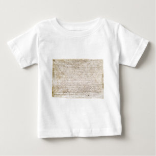 Camiseta De Bebé La Carta Magna de la carta 1215 de libertades