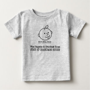 CAMISETA DE BEBÉ LA CASA DE LA ABUELA