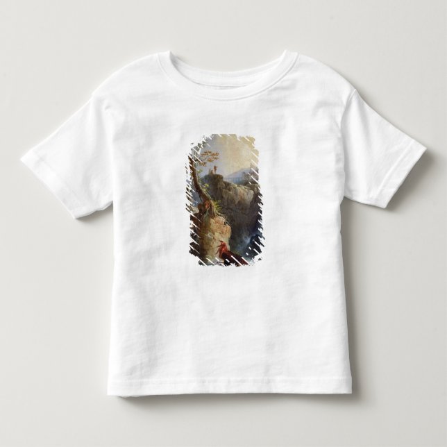 Camiseta De Bebé La cascada, 1773 (Anverso)