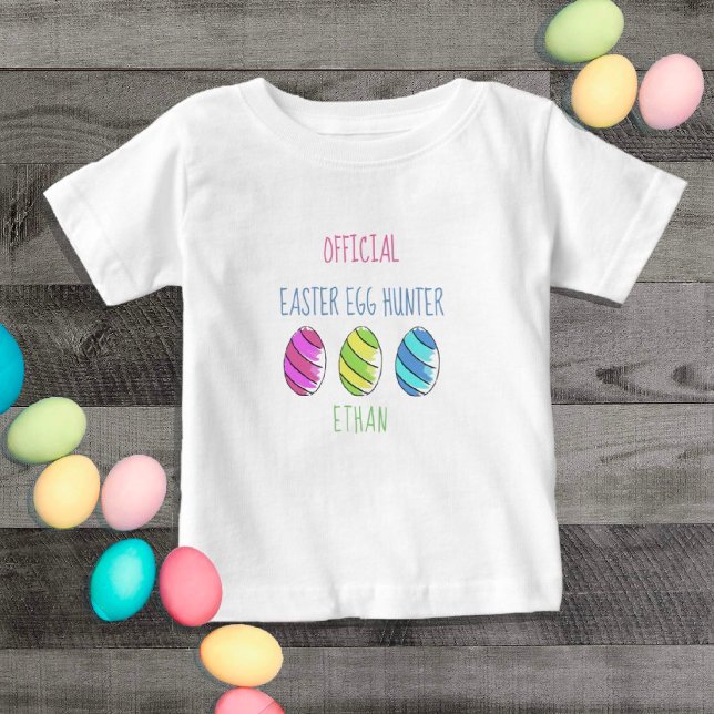 Camiseta De Bebé La caza oficial de huevos de Pascua (Subido por el creador)