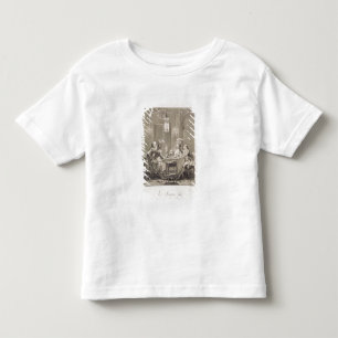 Camiseta De Bebé La cena fina, 1781, grabado por I.S. Helman (17