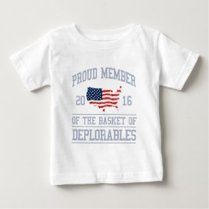 Camiseta De Bebé La cesta de Deplorables