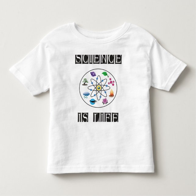 Camiseta De Bebé La ciencia es la vida (Anverso)
