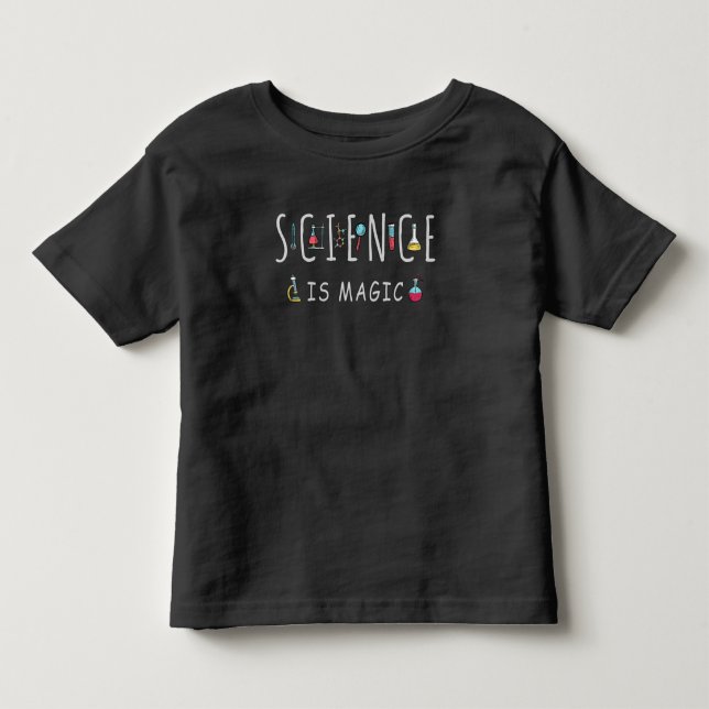 Camiseta De Bebé La ciencia es magia (Anverso)