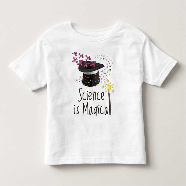 Camiseta De Bebé La ciencia es mágica (Anverso)